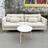Combo Sofa Kem Và Bàn Trà Tròn Gỗ Cũ Đẹp 2 sofa cu 12