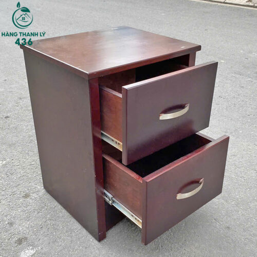 Tủ Hồ Sơ Cá Nhân 2 Ngăn Màu Nâu Đỏ Đẹp Cũ 4 tu cabin cu 6