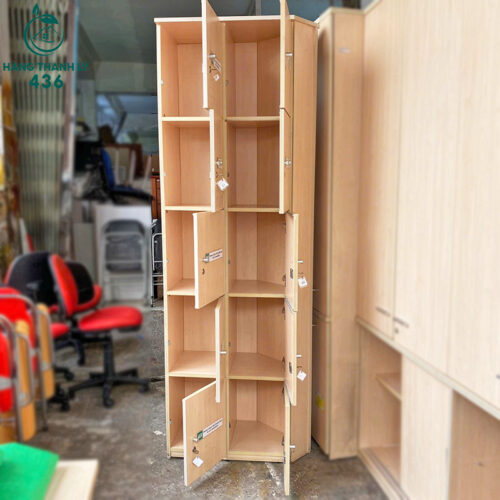 Tủ Locker Gỗ Đứng 10 Ngăn Cũ Giá Rẻ 3 tu ho so cu 63
