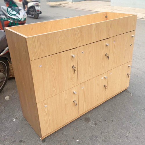 Tủ Locker Gỗ 6 Ngăn Có Kệ Trang Trí Cũ 4 tu ho so cu 74