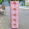 Tủ Nhựa 5 Tầng Màu Hồng Cũ Giá Rẻ 1 tu nhua cu 1