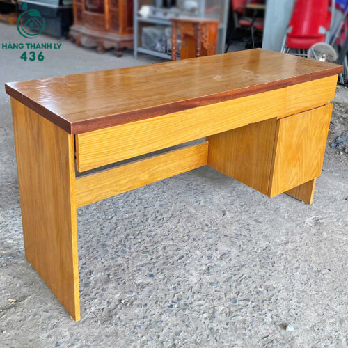 Bàn Làm Việc Gỗ 1M4x50CM Có Hộc Cũ 4 ban cu 7