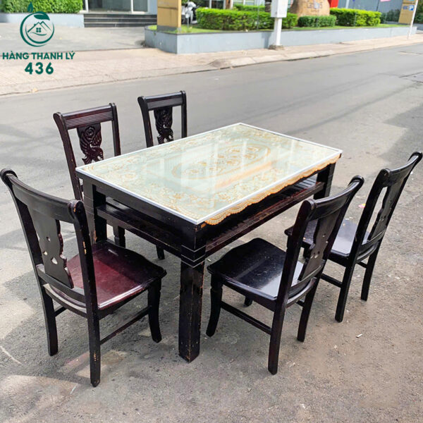 ban ghế ăn cũ (3) ban ghe an cu 3