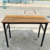 Bàn Làm Việc Chân Sắt Gấp Gọn Cũ Giá Rẻ 2 ban lam viec cu 19