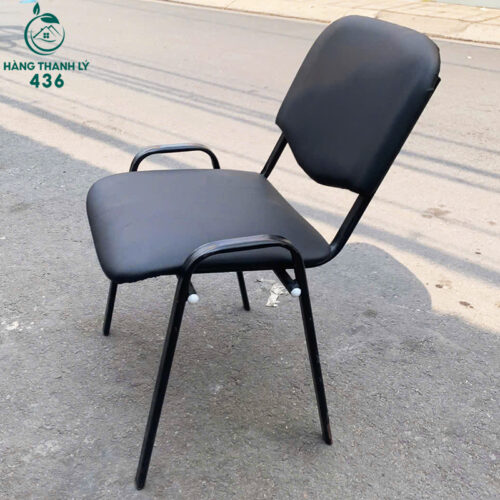 Ghế Đệm Bọc Da Chân Sắt Bền Bỉ Cũ 5 ghe hoc sinh cu 1