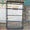 Kệ Sắt V Lỗ Sơn Đen 5 Tầng Cũ Giá Rẻ 2 ke sat cu 1