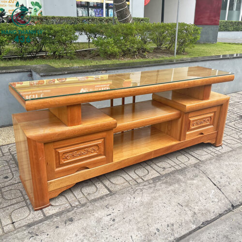 Kệ Tủ Tivi Gỗ Tự Nhiên 1M6 Cũ Thiết Kế Bền Bỉ 4 ke tivi cu 10
