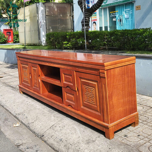 Kệ Tủ TiVi 2M Gỗ Tự Nhiên Bền Đẹp Cũ Giá Tốt 4 ke tivi cu 2