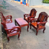 Bộ Salon Gỗ Tự Nhiên Cũ Phong Cách Truyền Thống 2 salon go cu 3