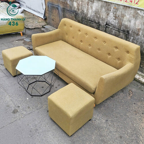 Bộ Sofa Bọc Vải Băng Chờ 1M8 Cũ Giá Tốt 3 sofa cu 29