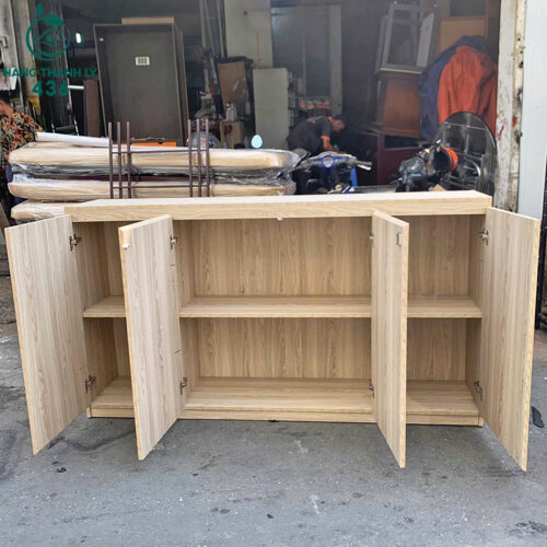 Tủ Gỗ 4 Cánh 1M82x1M Cũ Màu Tự Nhiên 4 tu ho so cu 23