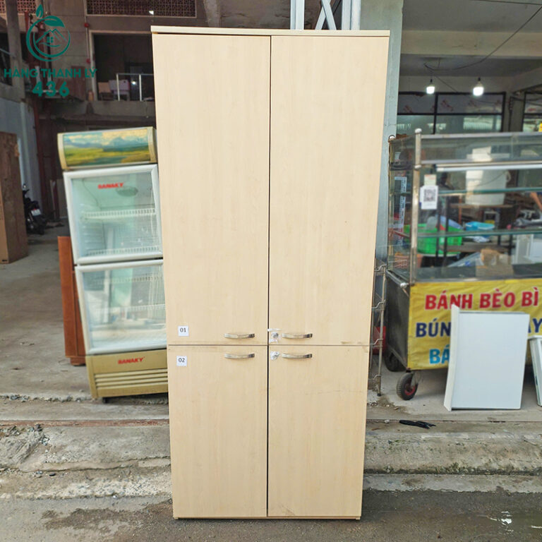 tu ho so van phong go cu 4 canh gia re 1