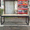 Bàn Họp Khung Sắt 2M4x70CM Bền Đẹp Cũ 2 ban hop cu 4