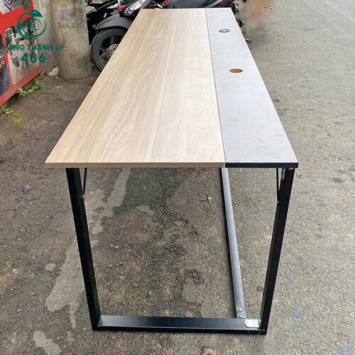Bàn Họp Khung Sắt 2M4x70CM Bền Đẹp Cũ 4 ban hop cu 5