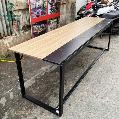 Bàn Họp Khung Sắt 2M4x70CM Bền Đẹp Cũ 3 ban hop cu 6