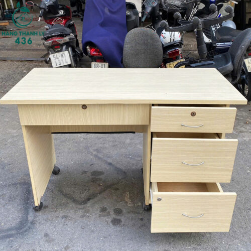 Bàn Làm Việc 1M2x60CM Cũ Có Hộc Tủ Hiện Đại (Nhiều Màu) 3 ban lam viec cu 30