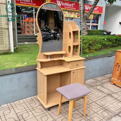 Bàn Trang Điểm Gỗ Có Gương Cũ Thiết Kế Hiện Đại 3 ban trang diem 2