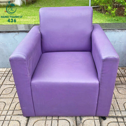 Ghế Sofa Đơn Bọc Da Chân Thấp Cũ Giá Rẻ (Nhiều Màu) 6 sofa cu 19