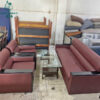 Bộ Sofa Màu Nâu Bọc Da Hiện Đại Tồn Kho Giá Rẻ 2 sofa thanh ly