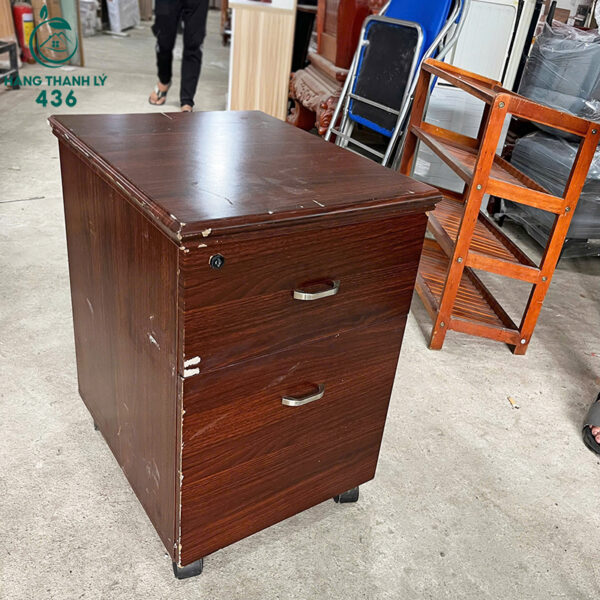 tu cabin go 2 ngan cu mau nau do nho gon nhieu mau 1