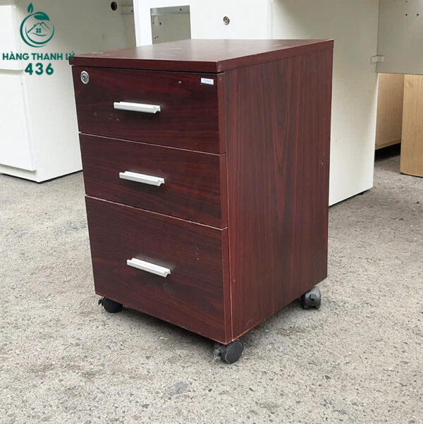 tu cabin go 3 ngan cu mau nau do nho gon 4