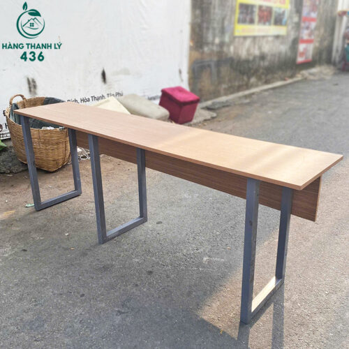 Bàn Học Sinh Cũ Dài 2M1 Khung Sắt Chắc Chắn 4 ban lam viec cu 11
