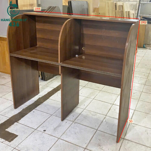 Bàn Làm Việc Đôi 1M4 Có Vách Ngăn Cũ 4 ban lam viec cu 173
