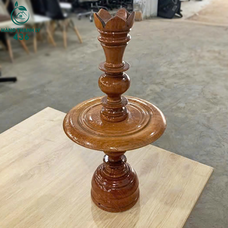 den-tho-thanh-ly Tổng Hợp 5+ Mẫu Chân Đèn Gỗ Bàn Thờ Mới 99%