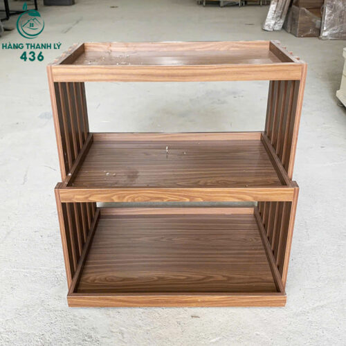 Kệ Gỗ MDF 80CM CŨ Màu Nâu Hiện Đại 4 ke go cu 3