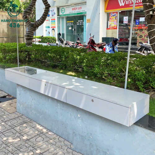 Kệ Tivi Treo Tường 2M3 Màu Xám Cũ Giá Rẻ 3 ke tivi cu 21 1