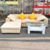 Bộ Sofa Góc Cũ Màu Kem Sang Trọng Giá Rẻ 2 sofa cu 63