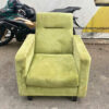 Ghế Sofa Đơn Bọc Nhung Màu Xanh Lá Cũ 2 sofa cu 76