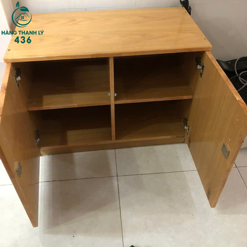 Tủ Gỗ 2 Cánh Cũ Vân Gỗ Vàng Phong Cách Tối Giản 5 tu go 2 canh cu phong cach toi gian 2