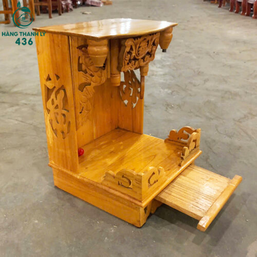 Tổng Hợp 5 Mẫu Bàn Thờ Ông Địa Màu Vàng Tự Nhiên Mới 99% 10 tu ke ban tho thanh ly 1