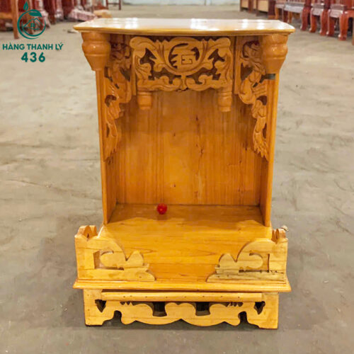 Tổng Hợp 5 Mẫu Bàn Thờ Ông Địa Màu Vàng Tự Nhiên Mới 99% 9 tu ke ban tho thanh ly 3