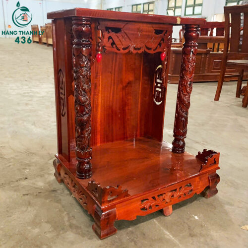 Bàn Thờ Ông Địa Thần Tài Cổ Điển Mới 99% 4 tu ke ban tho thanh ly 35