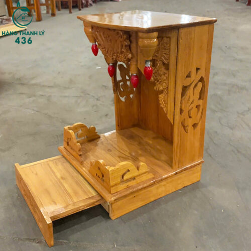 Tổng Hợp 5 Mẫu Bàn Thờ Ông Địa Màu Vàng Tự Nhiên Mới 99% 8 tu ke ban tho thanh ly 5