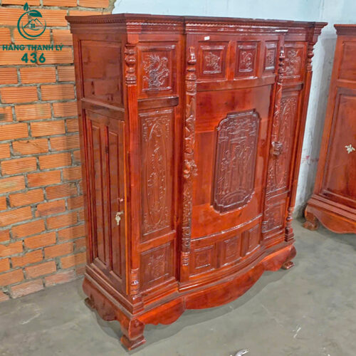 Tủ Thờ 1M27x1M52 Phong Cách Cổ Điển Mới 99% 4 tu ke ban tho thanh ly 51