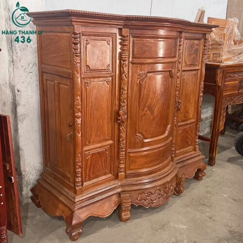 Tủ Thờ Gỗ Chạm Khắc Cổ Điển Mới 99% 5 tu ke ban tho thanh ly 77