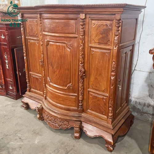 Tủ Thờ Gỗ Chạm Khắc Cổ Điển Mới 99% 4 tu ke ban tho thanh ly 79
