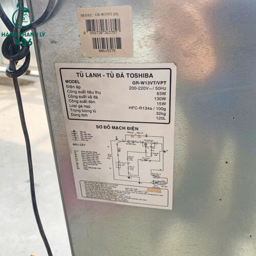 Tủ Lạnh Toshiba 120L Cũ Giá Rẻ 5 tu lanh cu 6