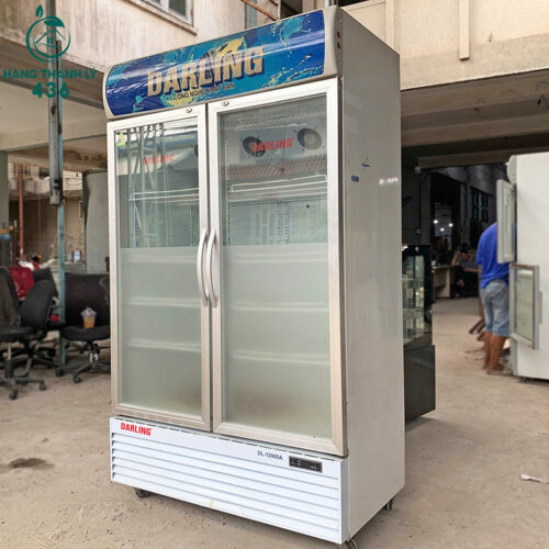 Tủ Mát Darling Cũ 2 Cánh Kính Giá Rẻ 4 tu lanh cu 8