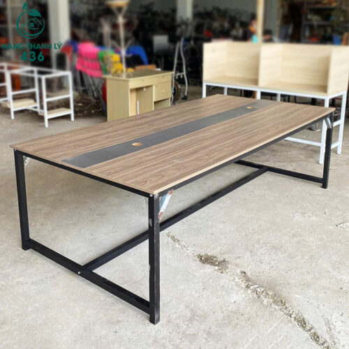 Bàn Họp Văn Phòng 2M4x1M2 Chân Sắt Bền Bỉ Cũ 4 ban hop cu 22
