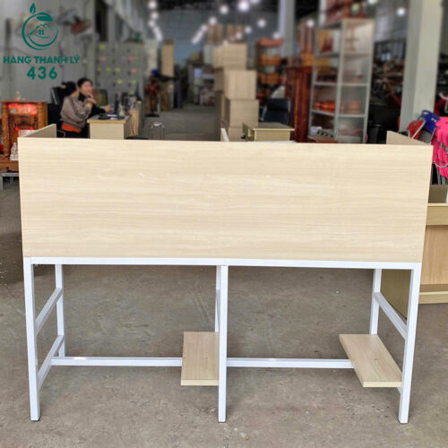 Bàn Làm Việc 2 Người 1M6x50CM Có Vách Ngăn Cũ 4 ban lam viec cu 150