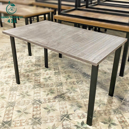 Bàn Chân Sắt Mặt Gỗ 1M2x60CM Mới 95% 6 ban lam viec cu 94