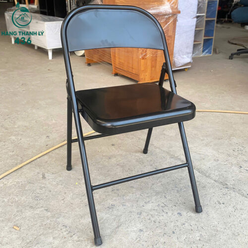 Ghế Xếp Khung Sắt Bền Đẹp Cũ Giá Rẻ (Nhiều Mẫu) 4 ghe cafe cu 9