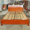 Giường Gỗ Cũ 1M6x2M Tựa Đầu Cao Đẹp 1 giuong cu 54