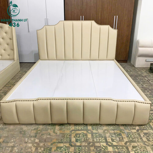 Giường Ngủ Bọc Da Kiểu Dáng Hiện Đại Mới 99% (Nhiều Màu) 4 giuong ngu 3