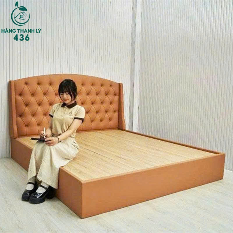 Giường Ngủ Bọc Da Sang Trọng Mới 99% (Nhiều Màu) giuong-ngu-boc-da-thanh-ly Giường Ngủ Bọc Da Sang Trọng Mới 99% (Nhiều Màu)