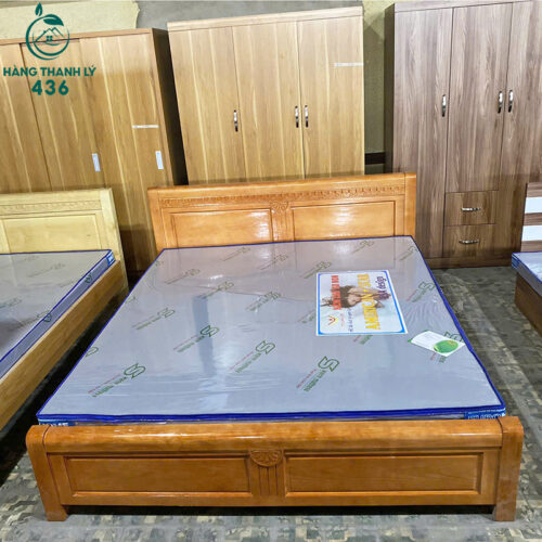 thanh ly giuong go soi 1m8x2m moi 99 nhieu mau 5